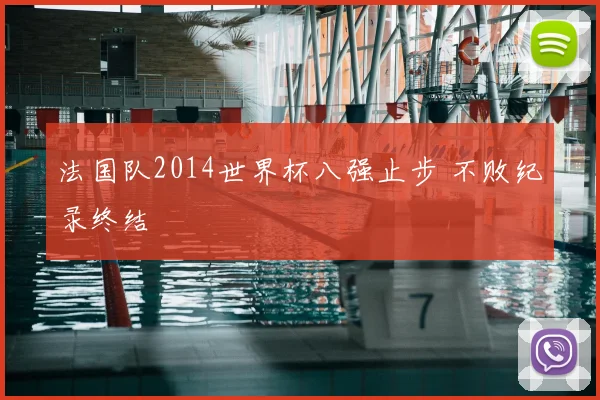 法国队2014世界杯八强止步 不败纪录终结